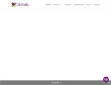 Tablet Screenshot of crescan.com